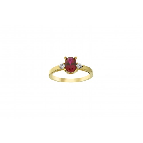 Gold Ring 10kt, LG70-12